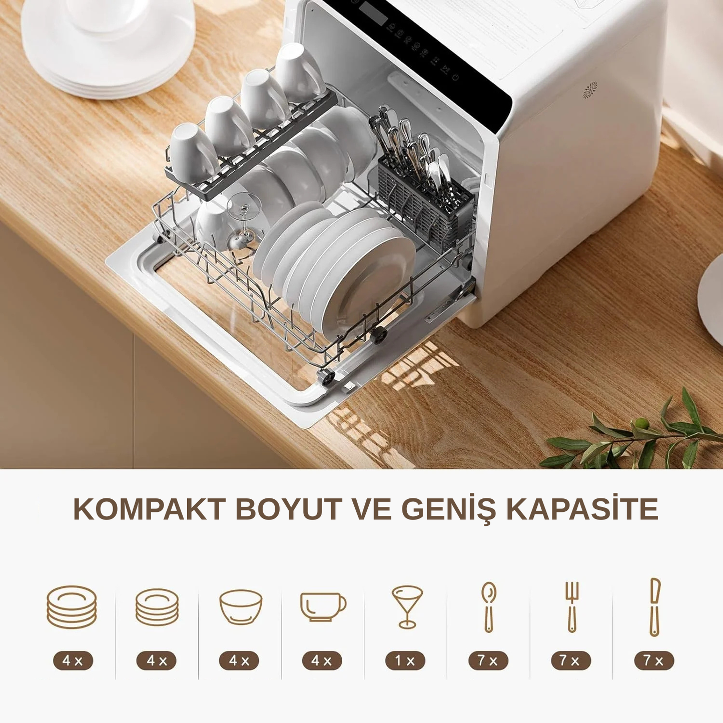 CleanMate-Mini Bulaşık Makinesi