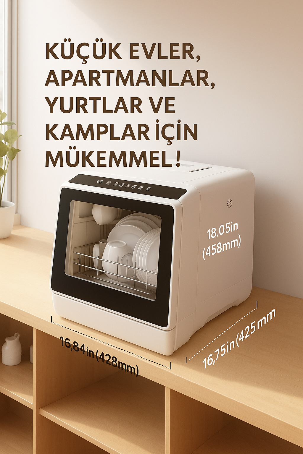 CleanMate-Mini Bulaşık Makinesi